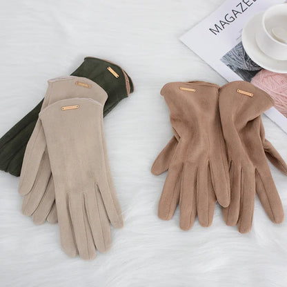 Dames Suède Handschoenen Warm en Stijlvol