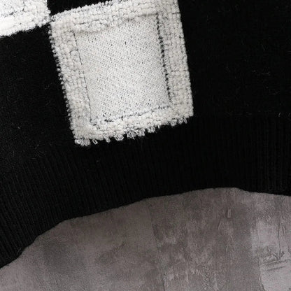 Kasjmier Trui Plaid Luxe Zachte Warme damestrui