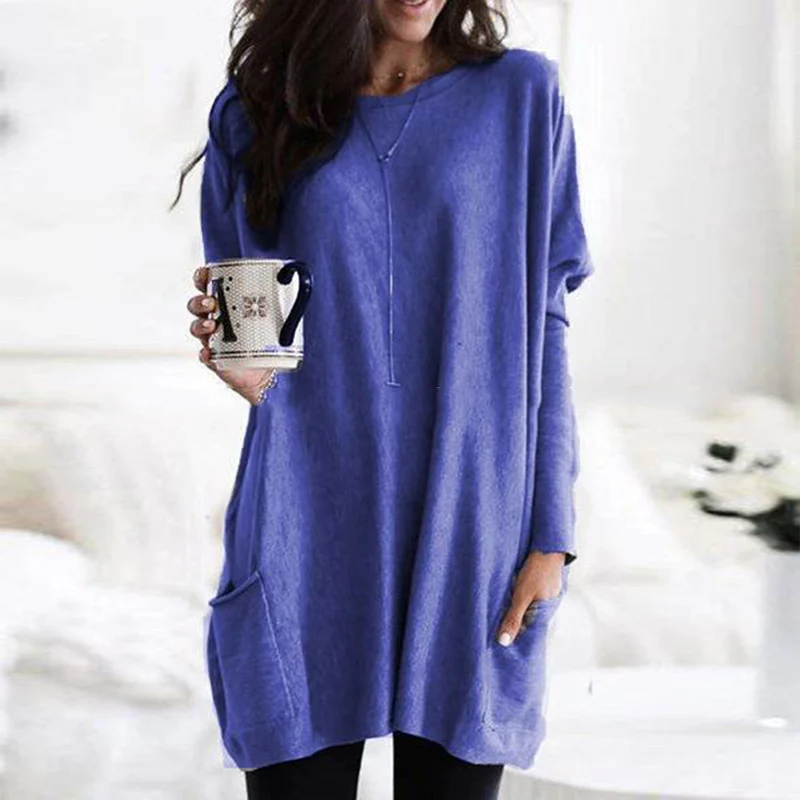 Dames Tuniek Lange Mouwen Casual Stijl Celina