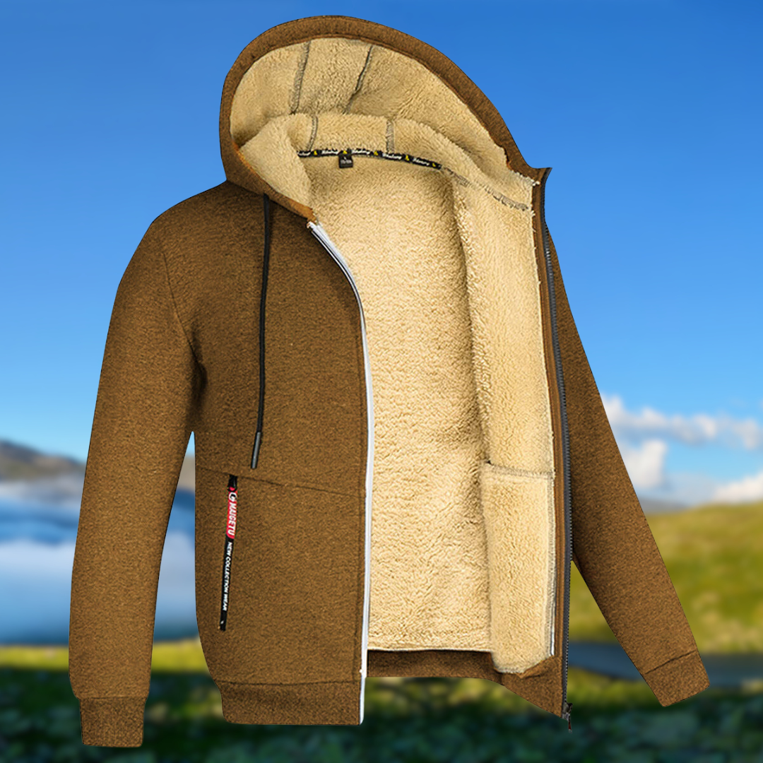 Herenjack met Capuchon Waterdicht en Ademend