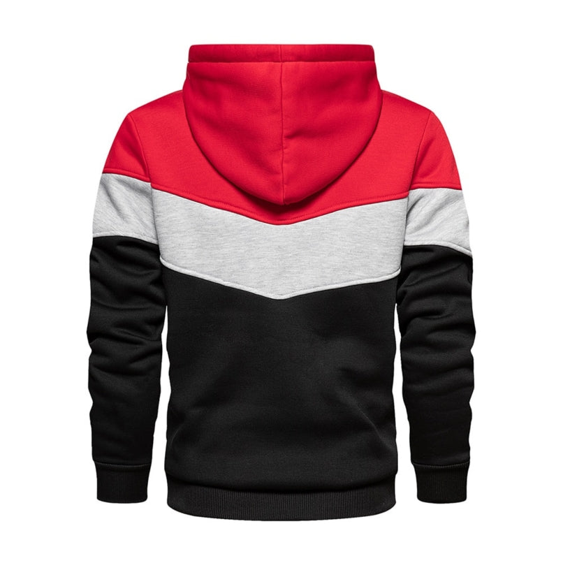 Heren Hoodie Katoen Mix Zwart Darius