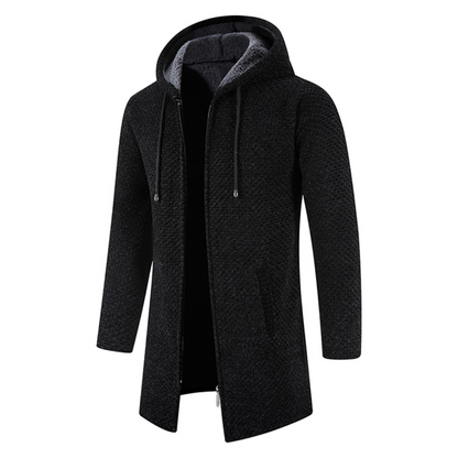 Gebreide Hoodie Heren Jas Warm en Comfortabel