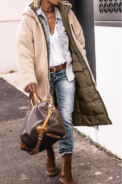 Ginetta | Elegante cappotto reversibile