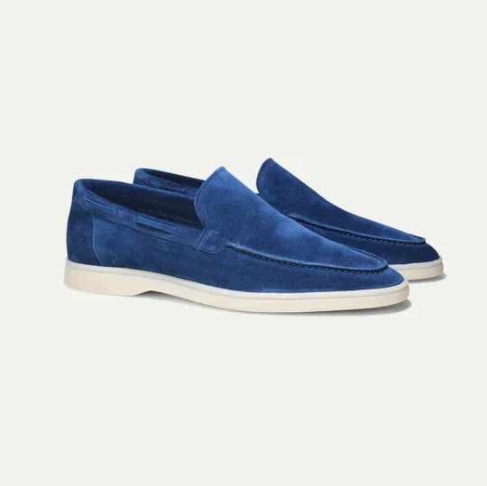 Vittoro Mannen Loafers Klassiek Design Leer
