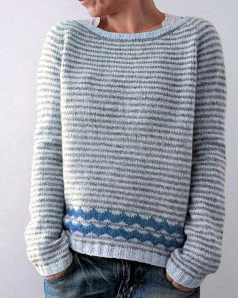 Retro Dames Trui Gebralloon Stijl