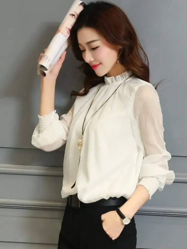 Vrouwelijke Casual Blouse Yara Mode Stijlvol