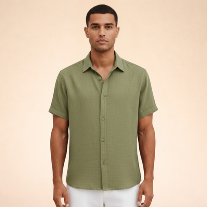 Lucas | Verfijnd casual polo Overhemd voor overdag