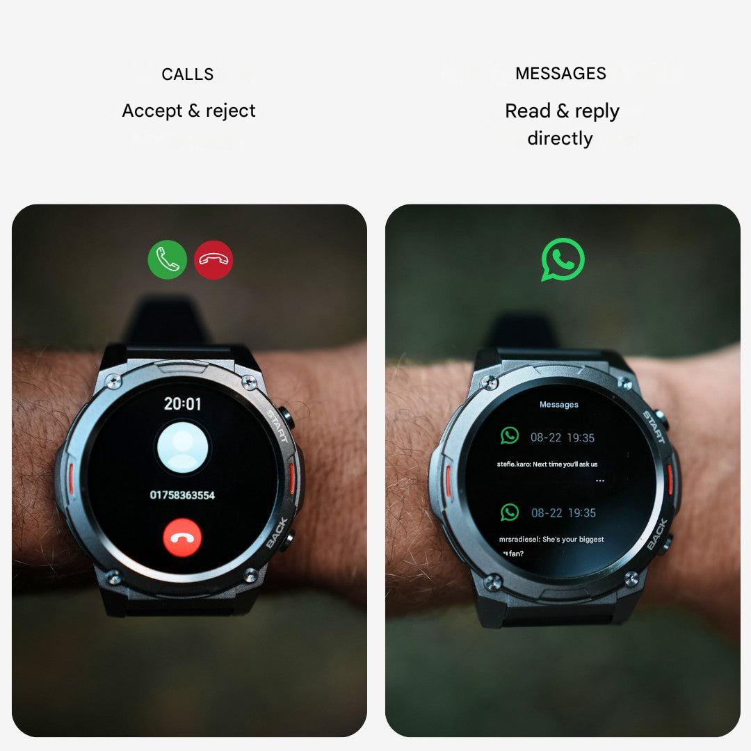Outdoor Smartwatch TitanCore 7X Waterdicht en GPS