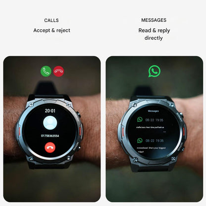 Outdoor Smartwatch TitanCore 7X Waterdicht en GPS