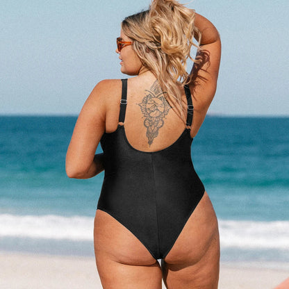 Plus-Size Badpak Sexy Stijlvol voor Dame