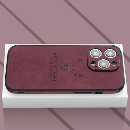 iPhone Hoes van Hertenleer Luxe Beschermhoes Veltro