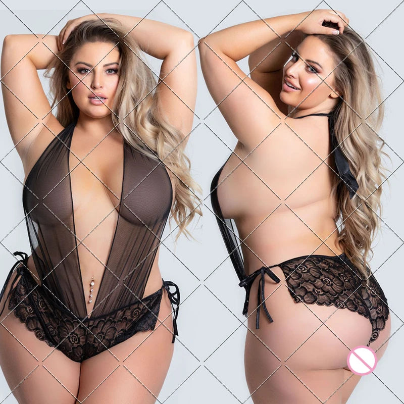Plus-Size Jumpsuit Zita Sexy en Verleidelijk