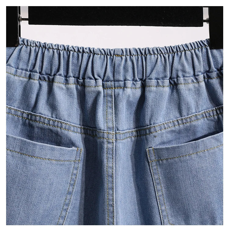 Plus Size Short Casual Trendy Dame Broek