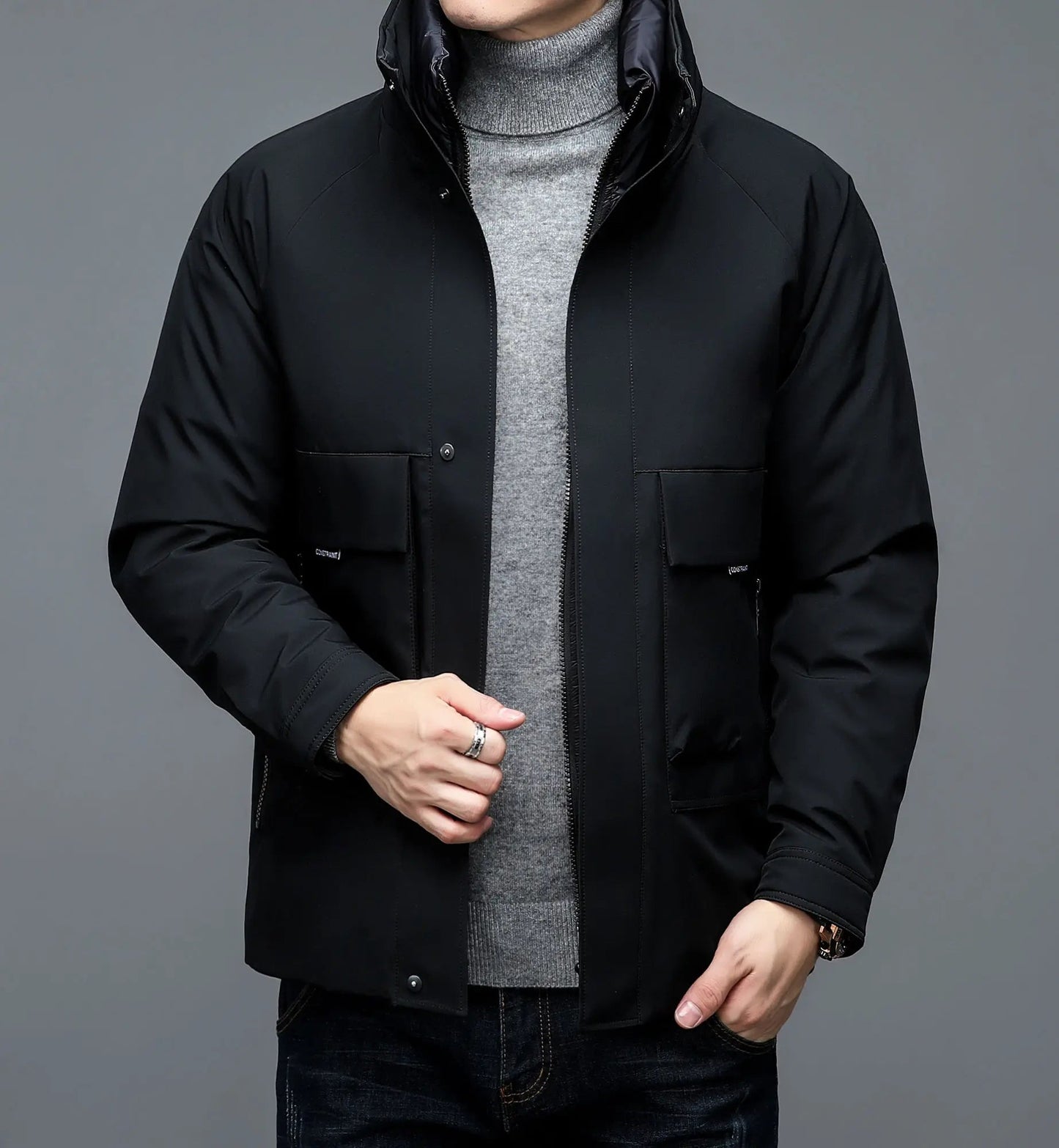 Donsjack Wintersport Warm Waterproof Trendy