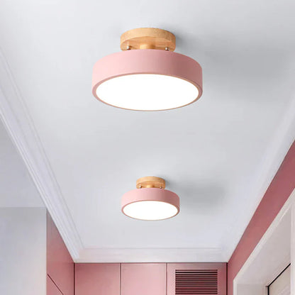 Moderne LED Plafondlamp Noordse Stijl NordWood