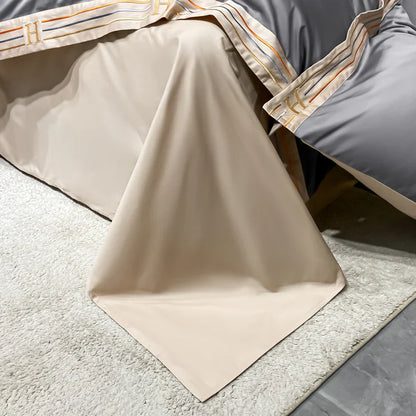 Luxe Beddengoed 4-Delig Satijn Set Zacht en Comfortabel