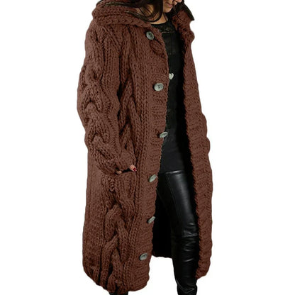 Gebreide Vest Dik Warm voor Dames