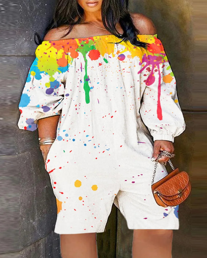 Plus Size Jumpsuit Trendy Zomerkleding Speelse Stijl