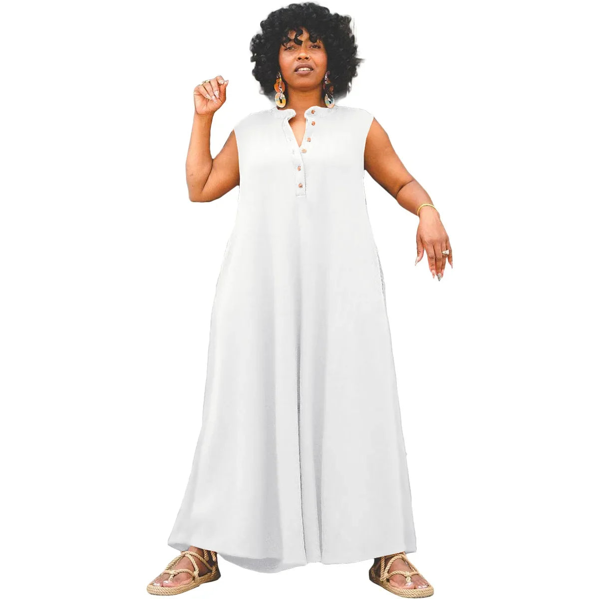 Plus Size Jumpsuit Stijlvol en Casual voor Vrouwen