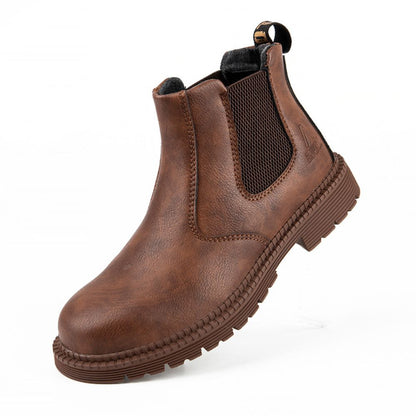 Waterdichte Werklaarzen Leren Safety Schoenen