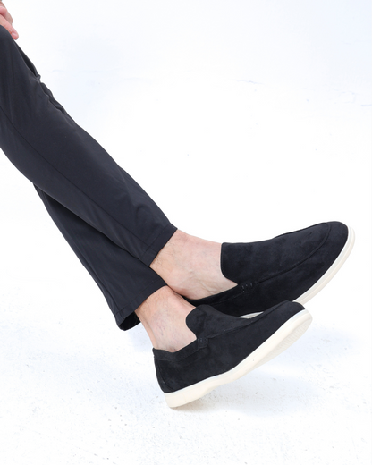 Herenzomerloafers van Suède Elegante Stijl
