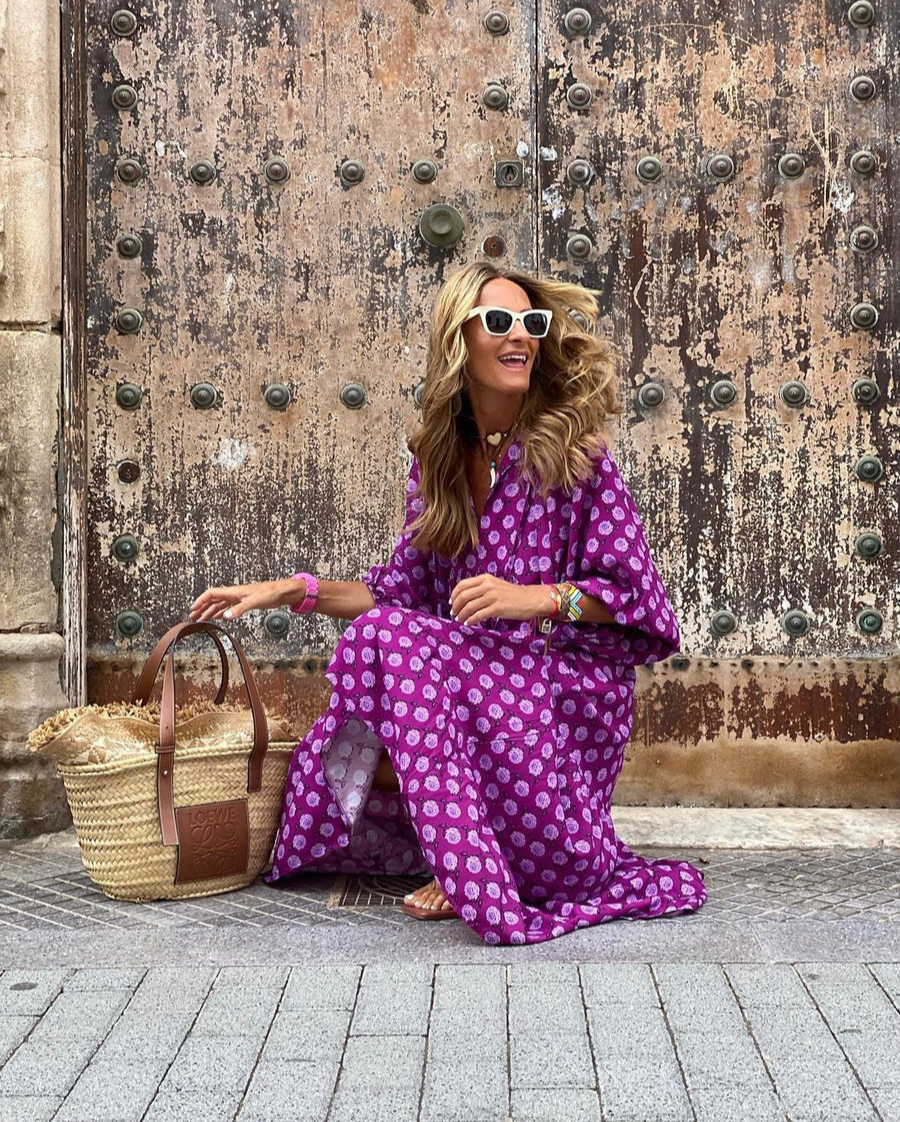 Dames Maxijurk Katoen Boho Stijl
