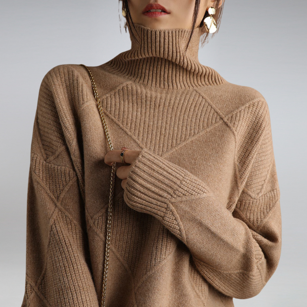 Elena | maglione con dolcevita