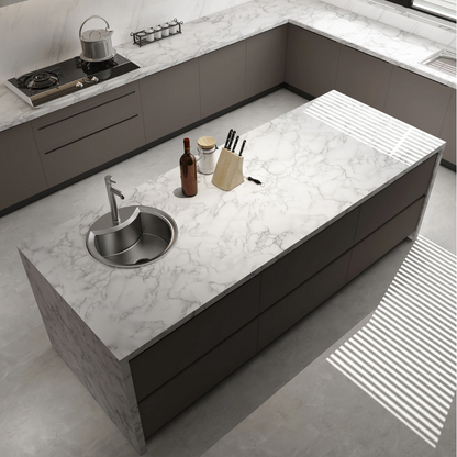 Marmer Look Sticker Waterdicht voor Muren en Meubels
