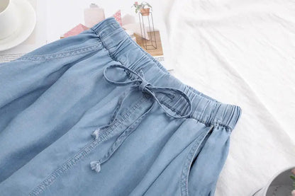 Plus Size Short Ruimvallend Casual Dame Shorts