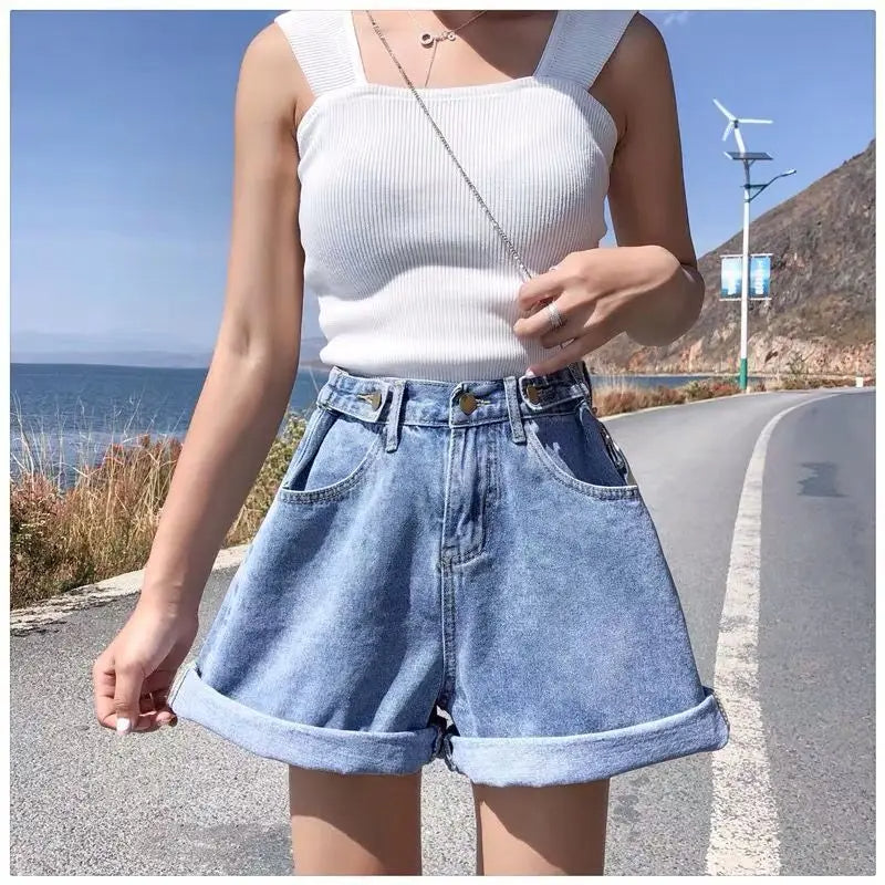 Plus Size Short Trendy Modieus voor Vrouwen