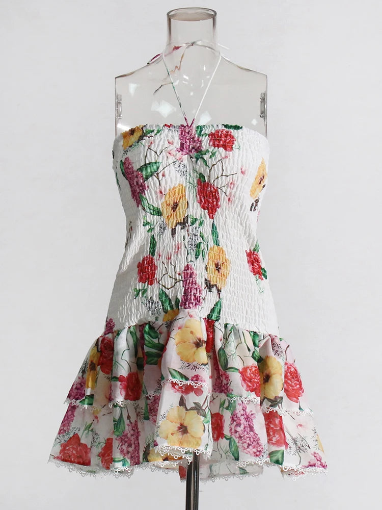 Mini Feestjurk Strapless Trendy Jurk voor Vrouw