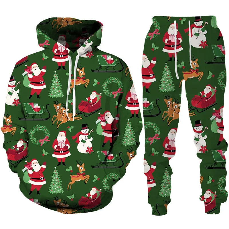 Kerst Lounge Set voor Heren Comfortabel en Warm