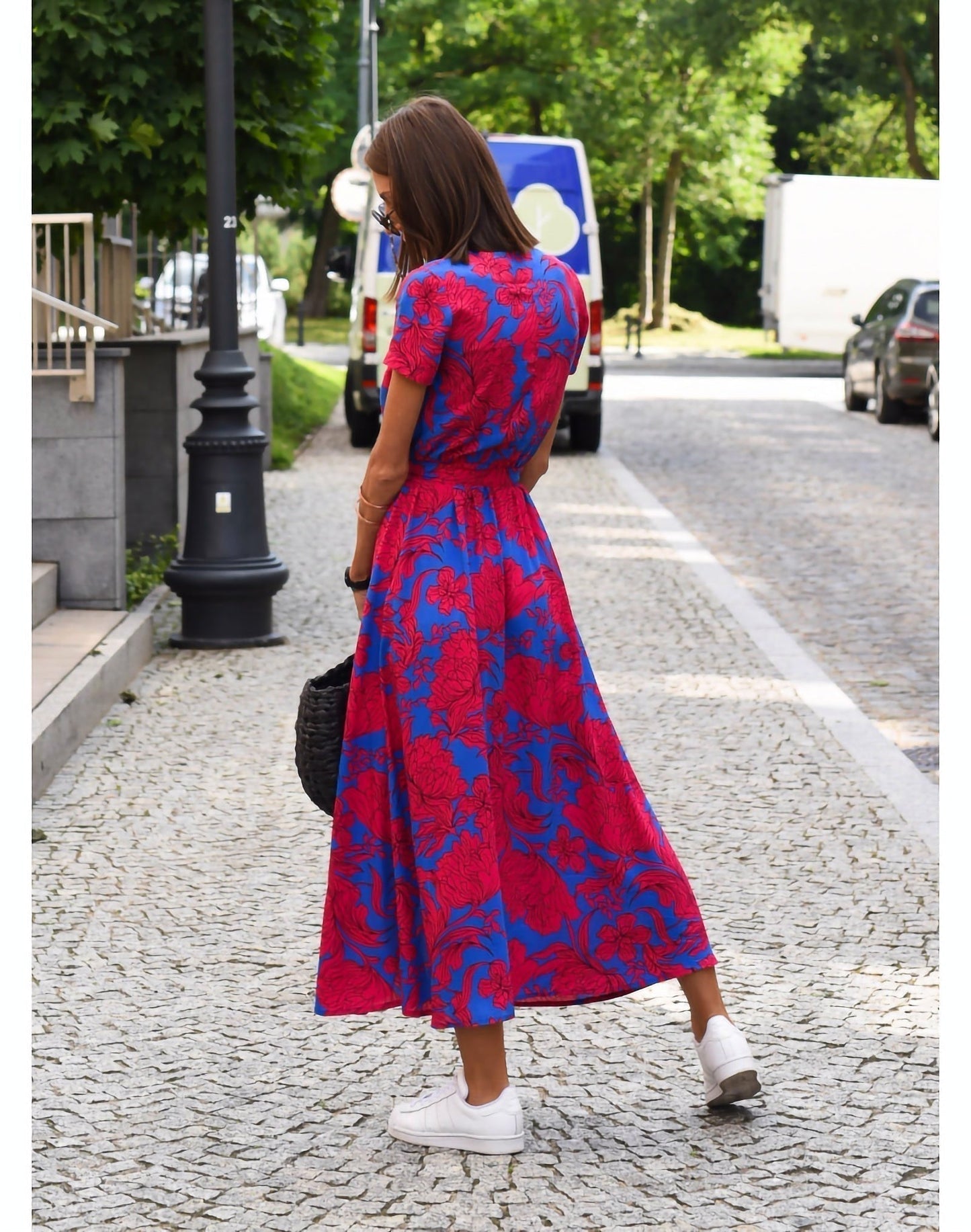 Anna – Dames Jurk met Bloemenprint voor Lente/Zomer