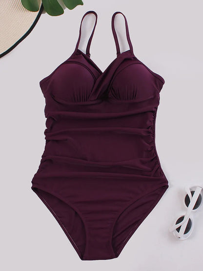 Plus-Size Badpak Gewatteerd voor Vrouwen Stijlvol