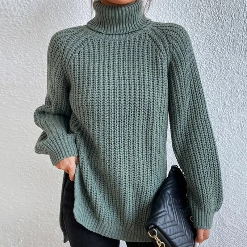 Dames Coltrui Gebreid Warm en Stijlvol - Mode Vibes