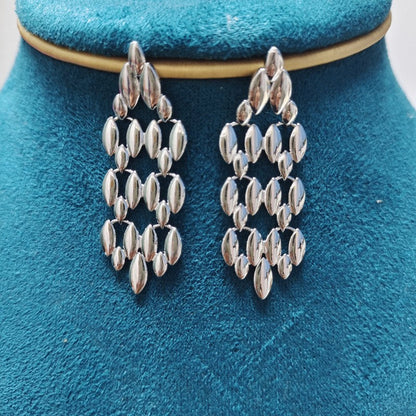 Dames Oorbellen Gevlochten Luxe Schakel Model