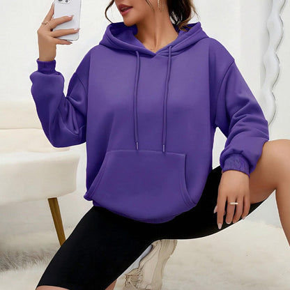 Dames Oversized Hoodie met Kangoeroezak Casual Basic