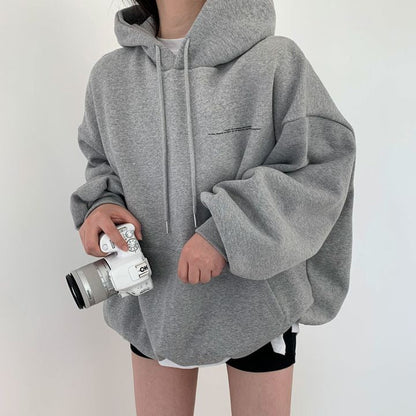 Dames Hoodie Space Print Casual Streetwear