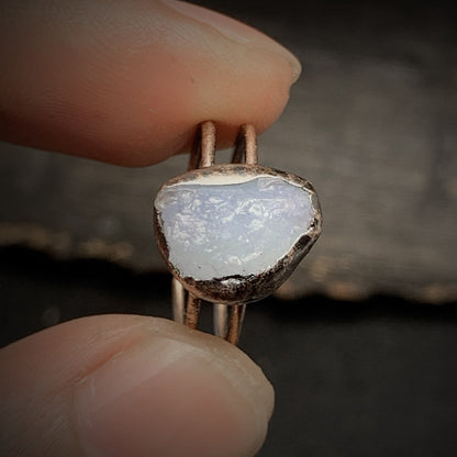 Natuurlijke Geboortesteen Ring Selina Zilver Kleur