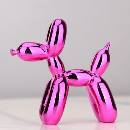 Kunststof Honden Sculptuur BouncePup Ballonhond Figuur