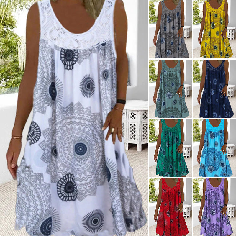 Mouwloze Zomerjurk Luchtig en Comfortabel - Mode Vibes