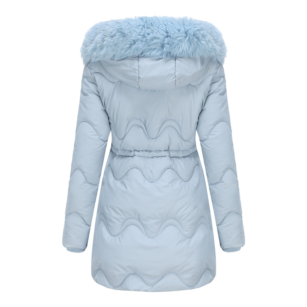 Dames Winterjas Warm Gewatteerd met Afneembare Capuchon