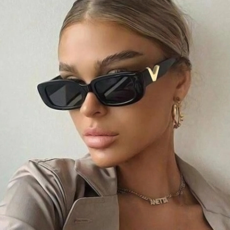 Dames Zonnebril Vierkant Bold Montuur Statement Stijl - Mode Vibes
