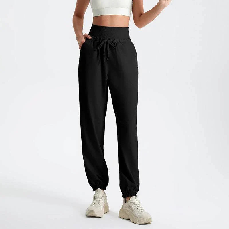 Dames Joggingbroek Hoge Taille Comfortabel Met Zakken