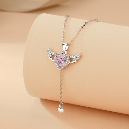 Engel Vleugel Ketting Zilver Livia