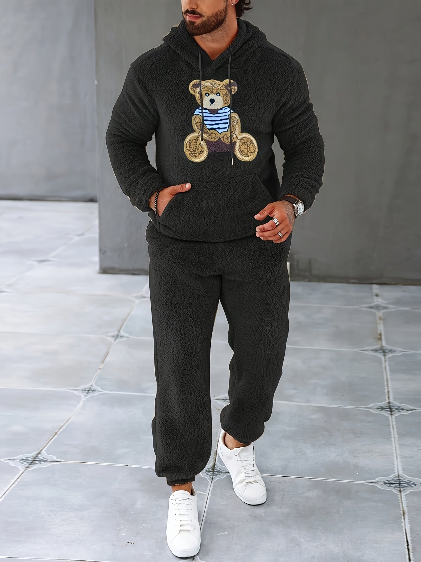 Fleece Outfitset Tweedelig Zacht voor Kinderen - Mode Vibes