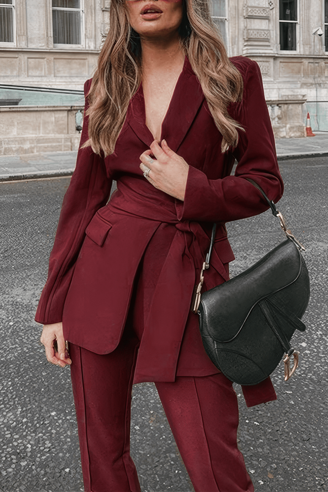 Tweedelige Set Blazer en Broek voor Vrouw Elegante Stijl - Mode Vibes