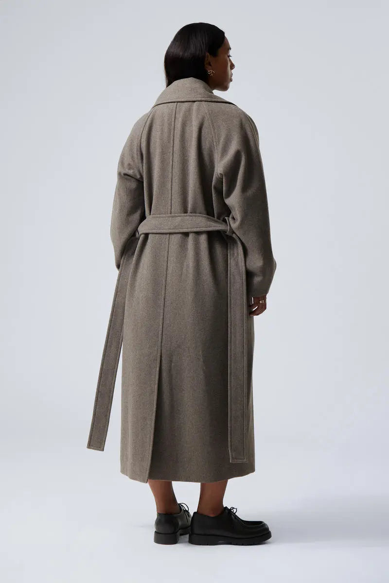 Wollen Mantel Oversized Lange damescoat