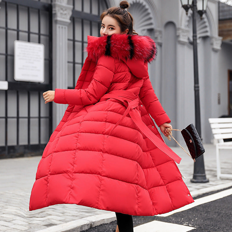 Dames Parka Winterjas Lange Warme Donzen Jas