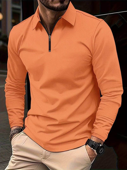Lennox – Heren Wafelshirt met Lange Mouwen en V-Hals